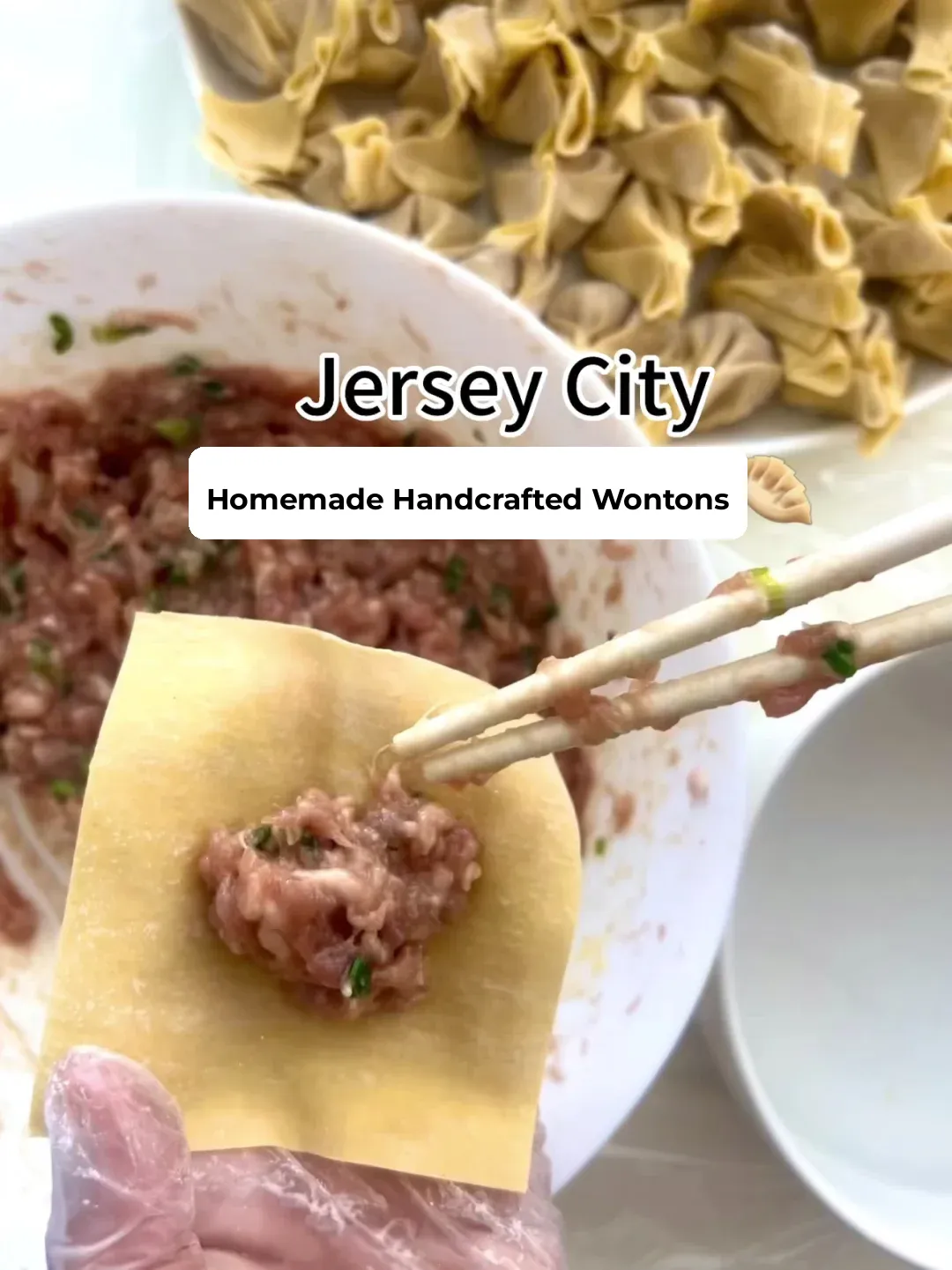 Homemade Handmade Wontons in Jersey City