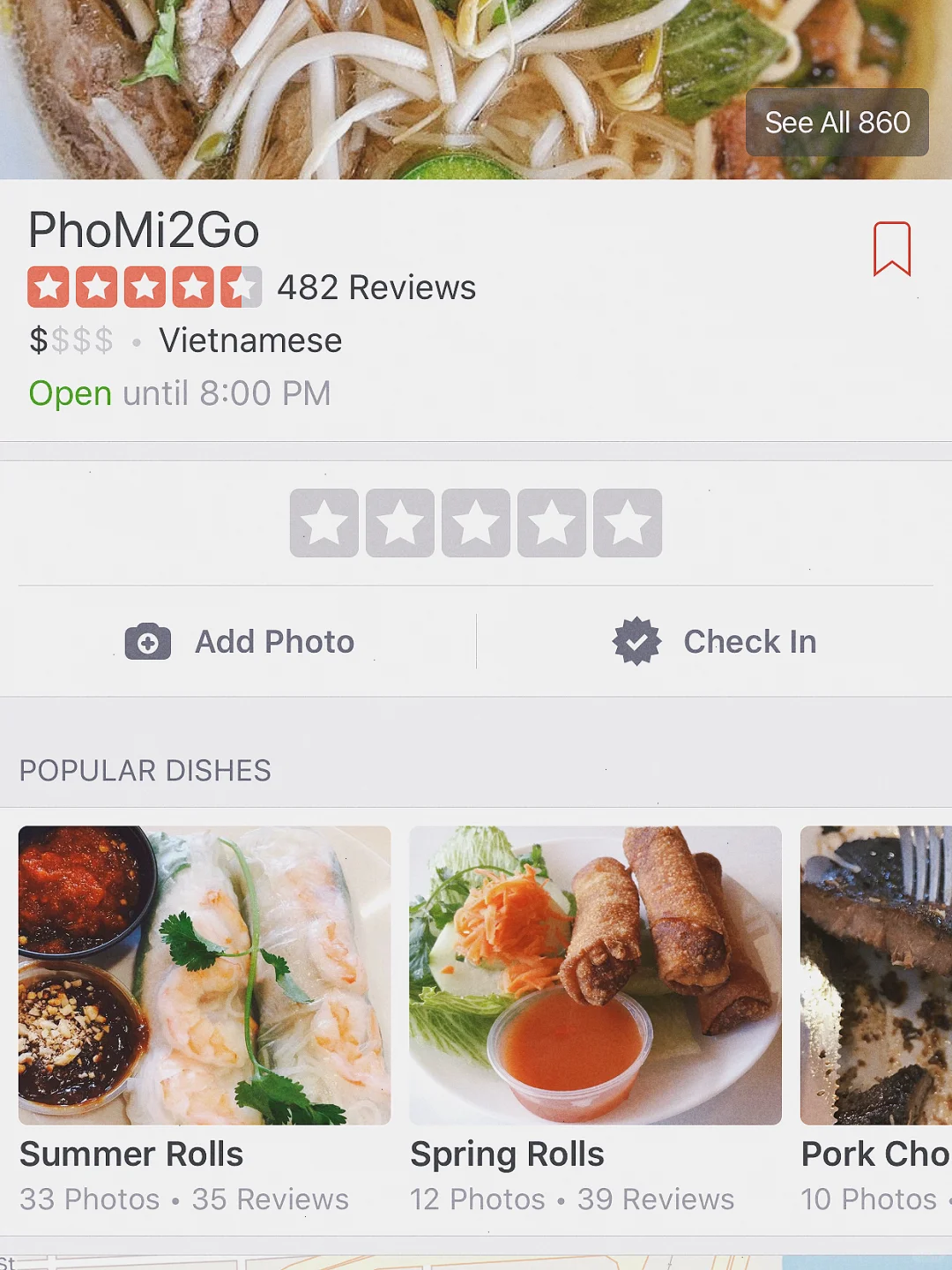 Miami Series: [Vietnamese Noodles Pho]