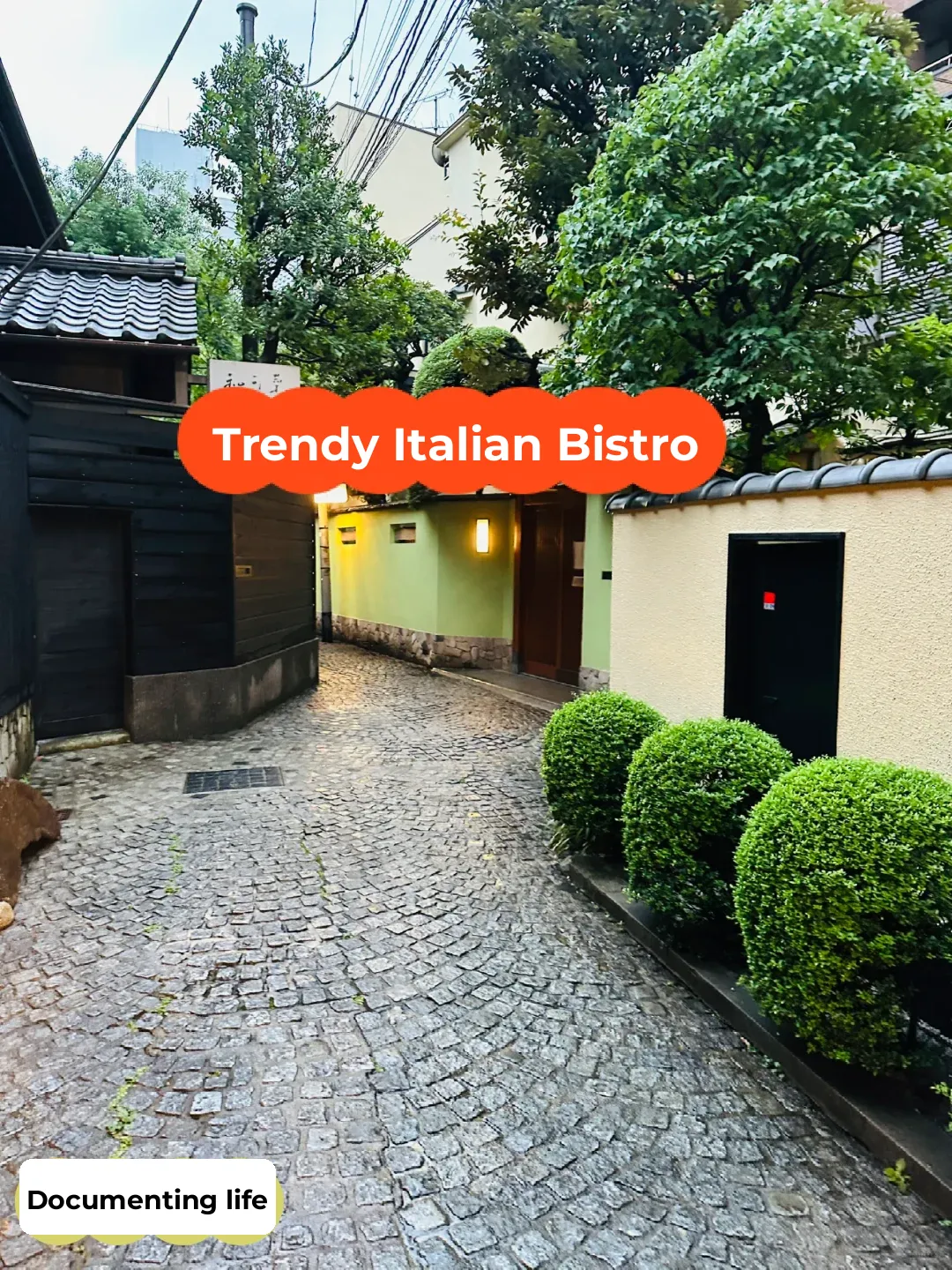 #Kagurazaka# A Hidden Gem: A Very Niche and Chic Japanese-Italian Dining Experience