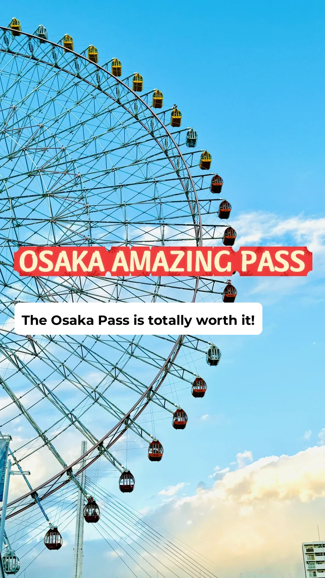 Osaka Amazing Pass One-Day Ticket 🇯🇵 Double Your Money Back!