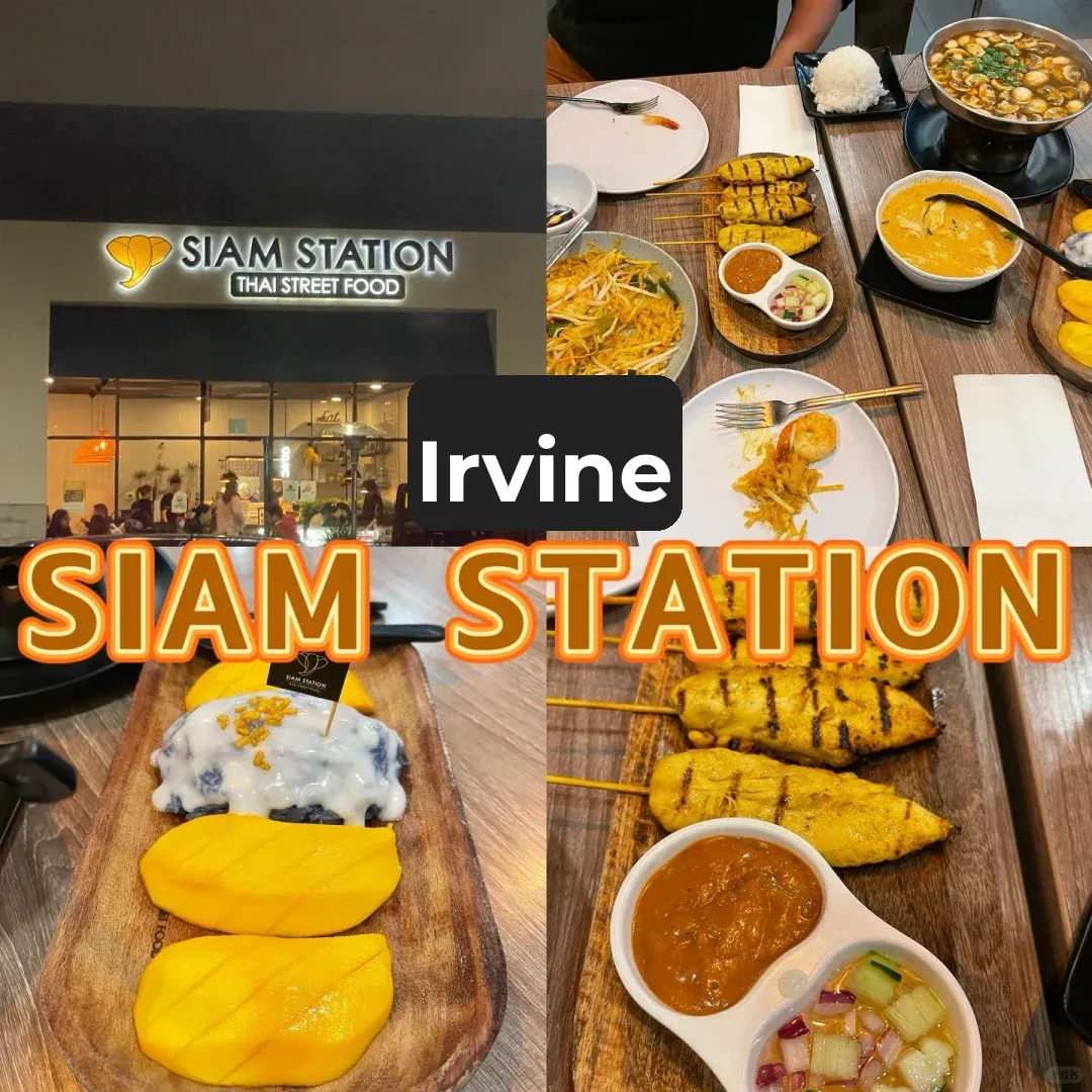 Irvine Thai Delight: Siam Station! Menu Inside 🍽️