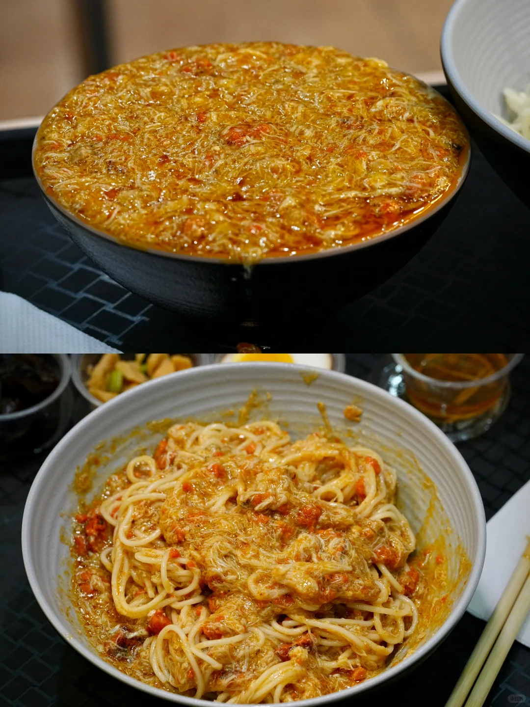 Feasting on Top-Notch Crab Roe Noodles in NYC 🥰
