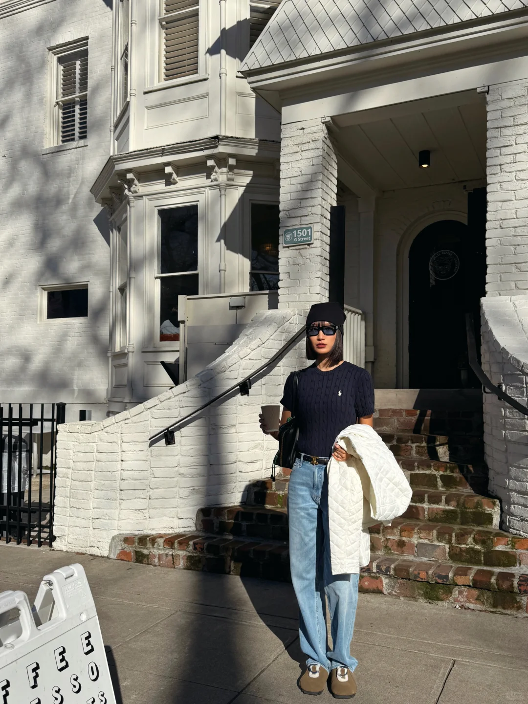 "The vibe at this California coffee shop is amazing – a beautiful house on the corner."