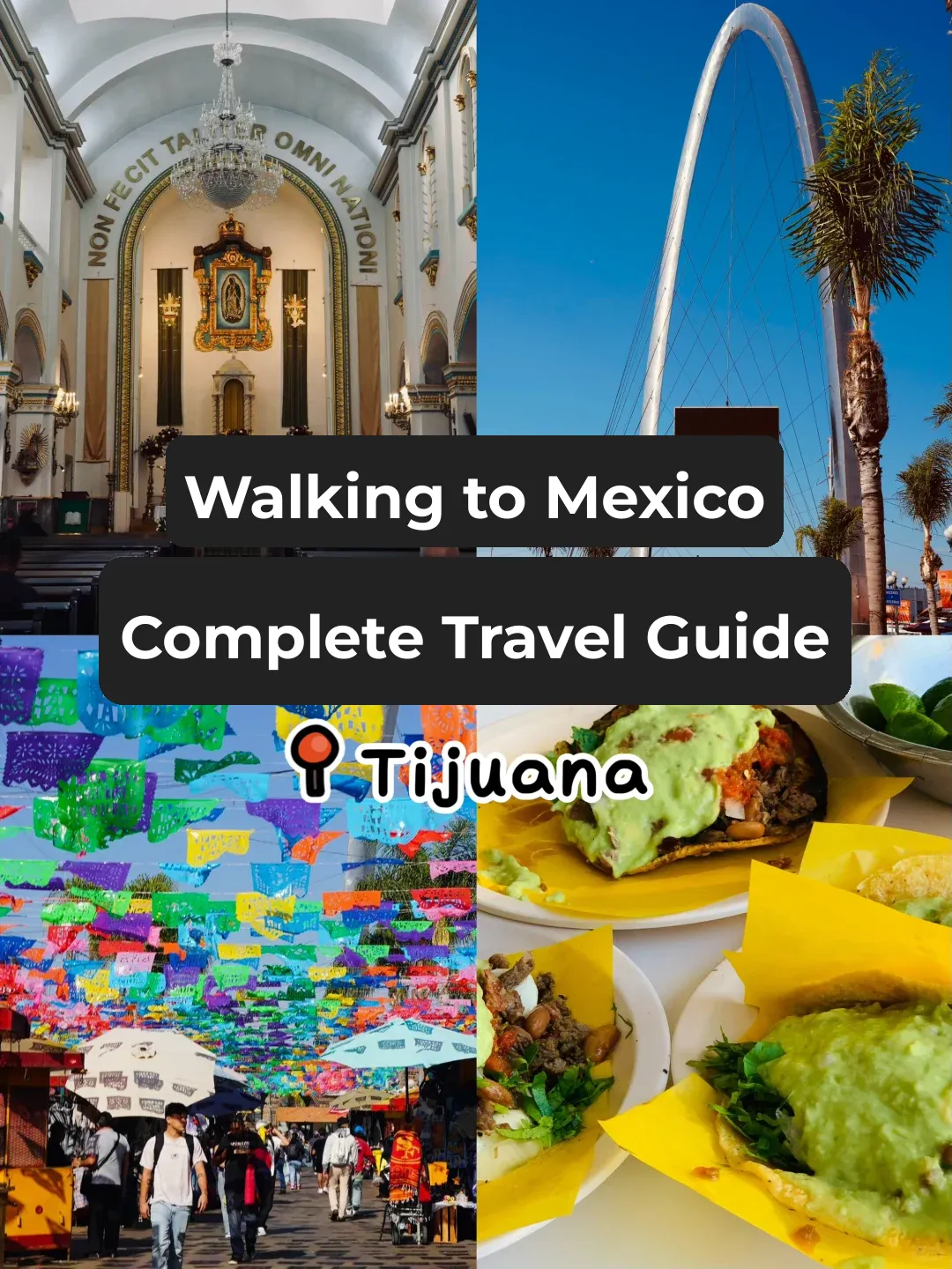 Visa-Free Bliss 😍 From San Diego to Tijuana for Food, Fun & Adventure—Walk Across the Border!