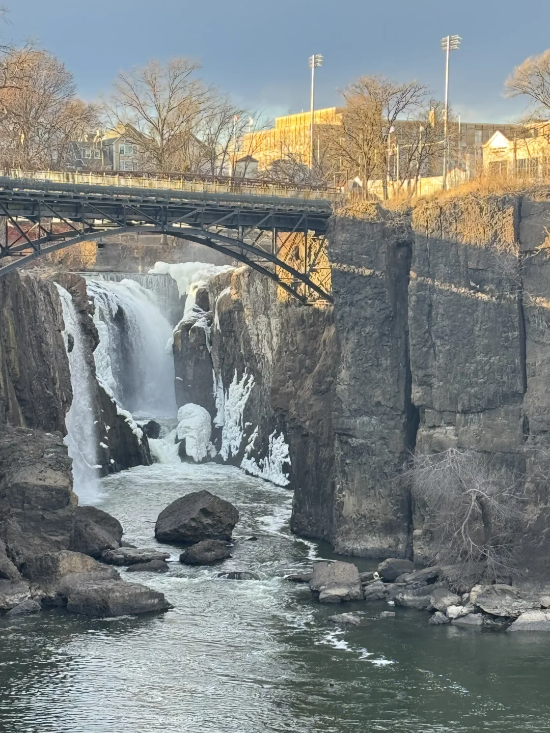 Ice Waterfalls Near New York