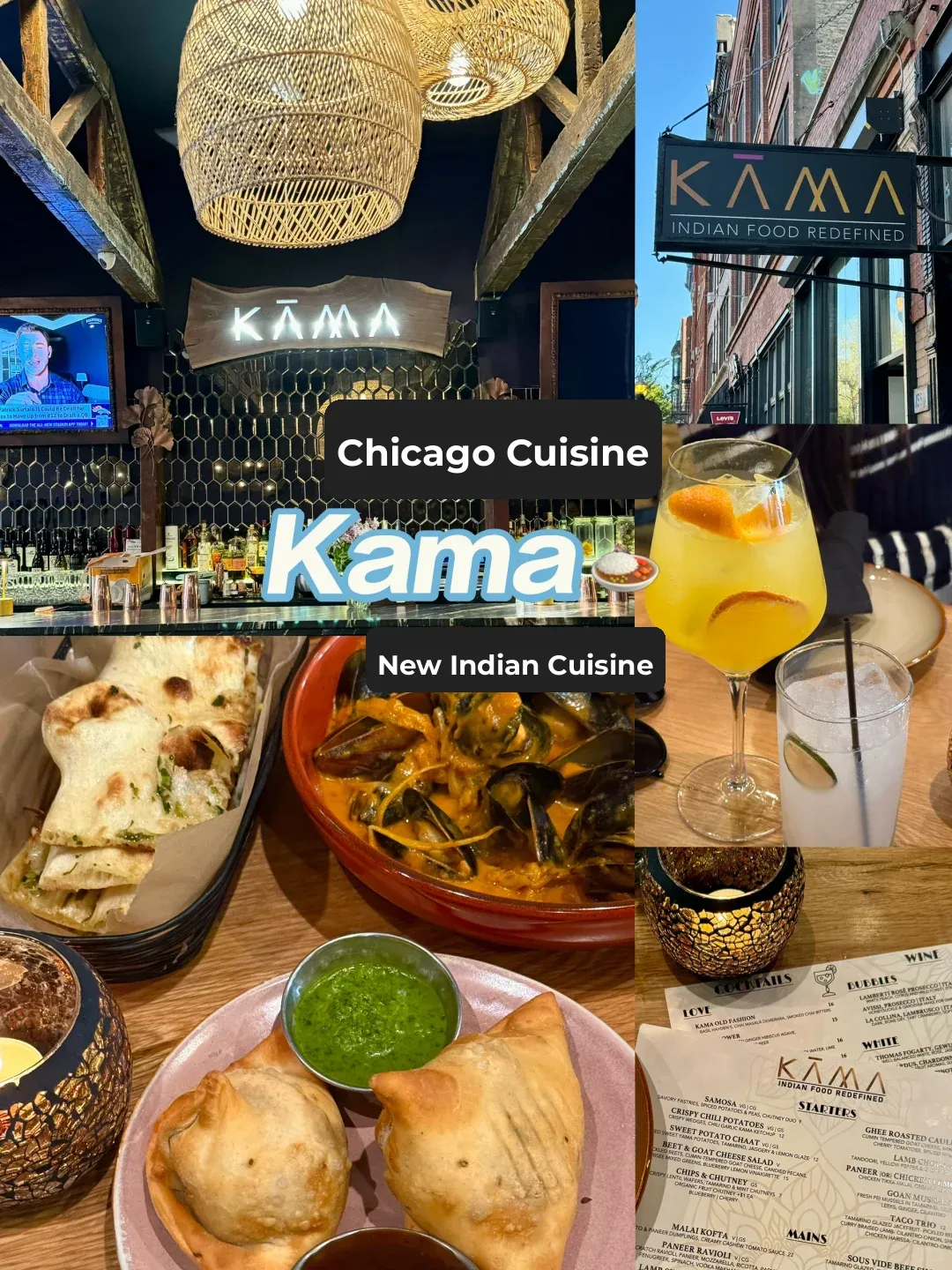 Chicago Food Guide | Kama🍛 Newly Popular Indian Cuisine Spot 🇮🇳