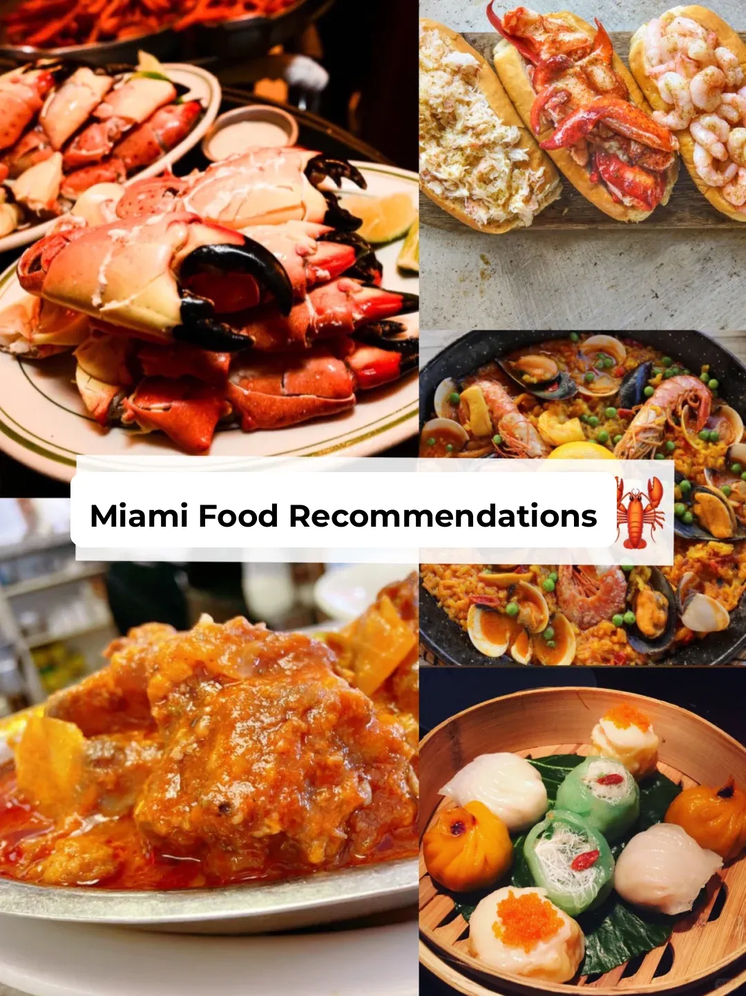 Miami Food Guide 🦐🦀️🦞 with Recommended Menus 😋