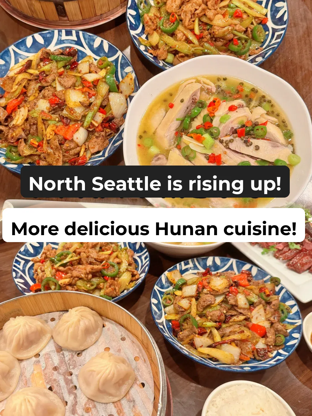North Seattle's got some bomb Hunan cuisine again!! So hyped! 🥳