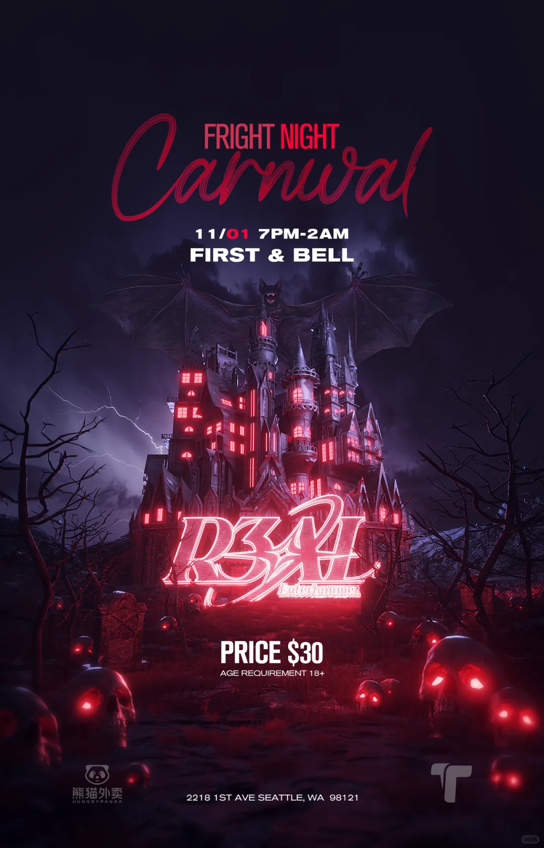 Seattle | You've Got a Halloween Party Invite