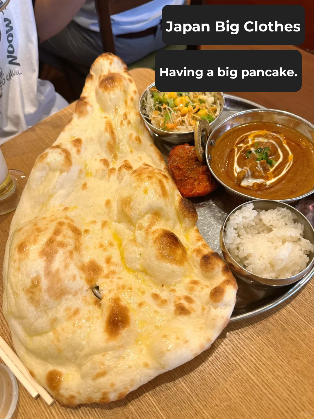 Japan 📍 Osaka! Super Affordable Indian Naan Set Meal!