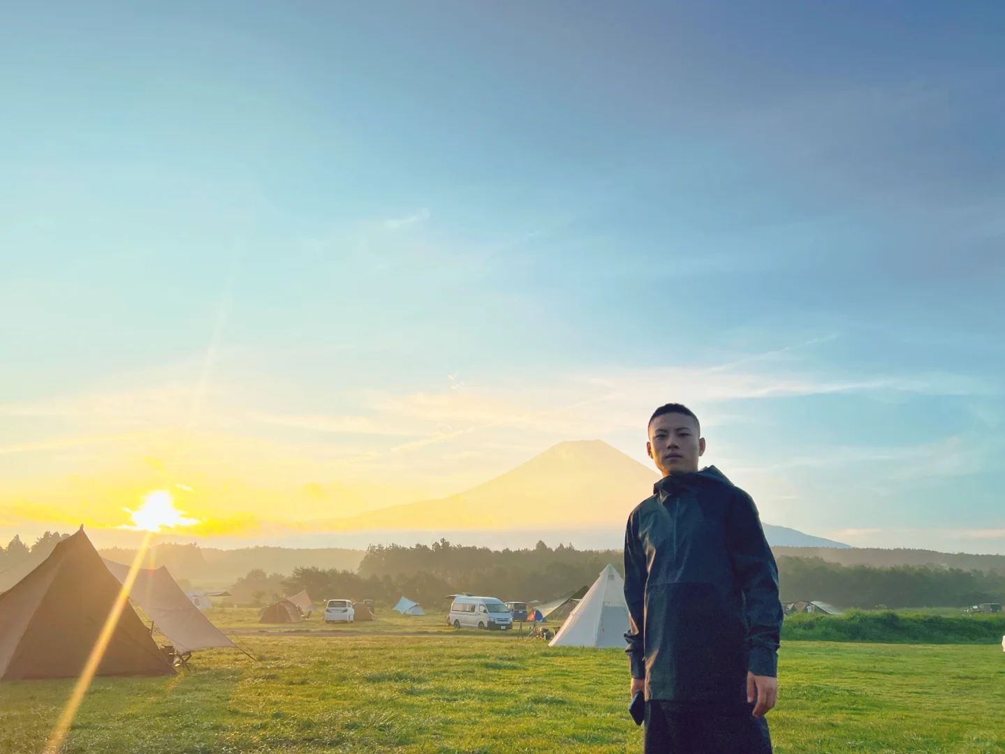 🇯🇵 Camping Under Mount Fuji ⛺️ Watching the Sunrise 🌅 Absolutely Stunning!!