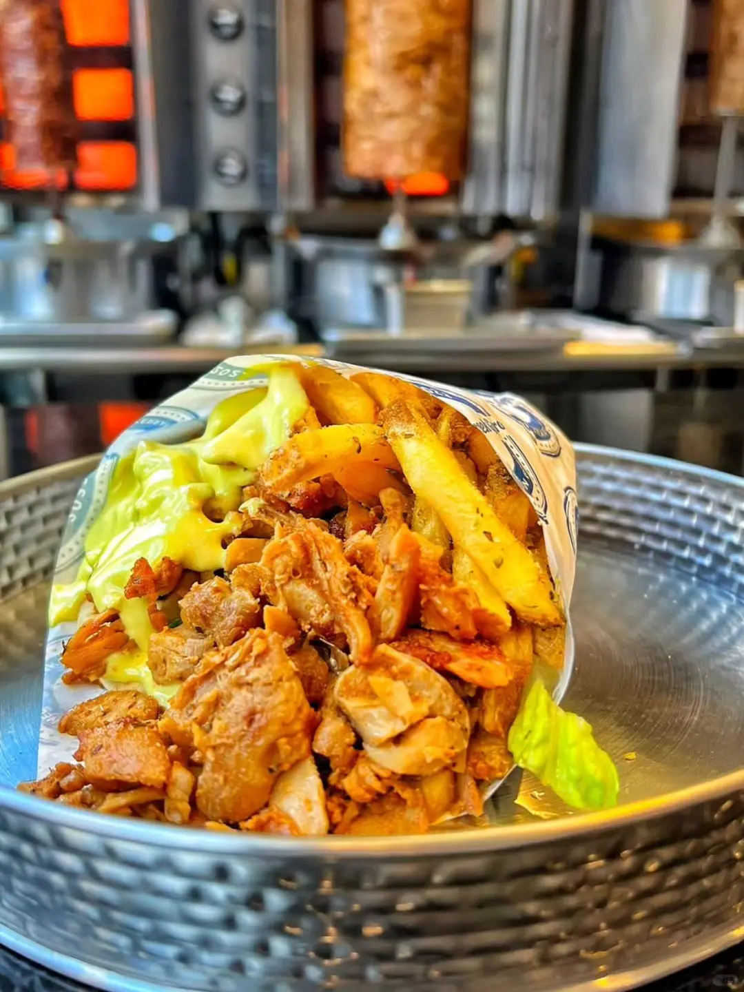 Boston 🌯 The Ultimate Monster Shawarma! Just looking at it makes me drool 😭