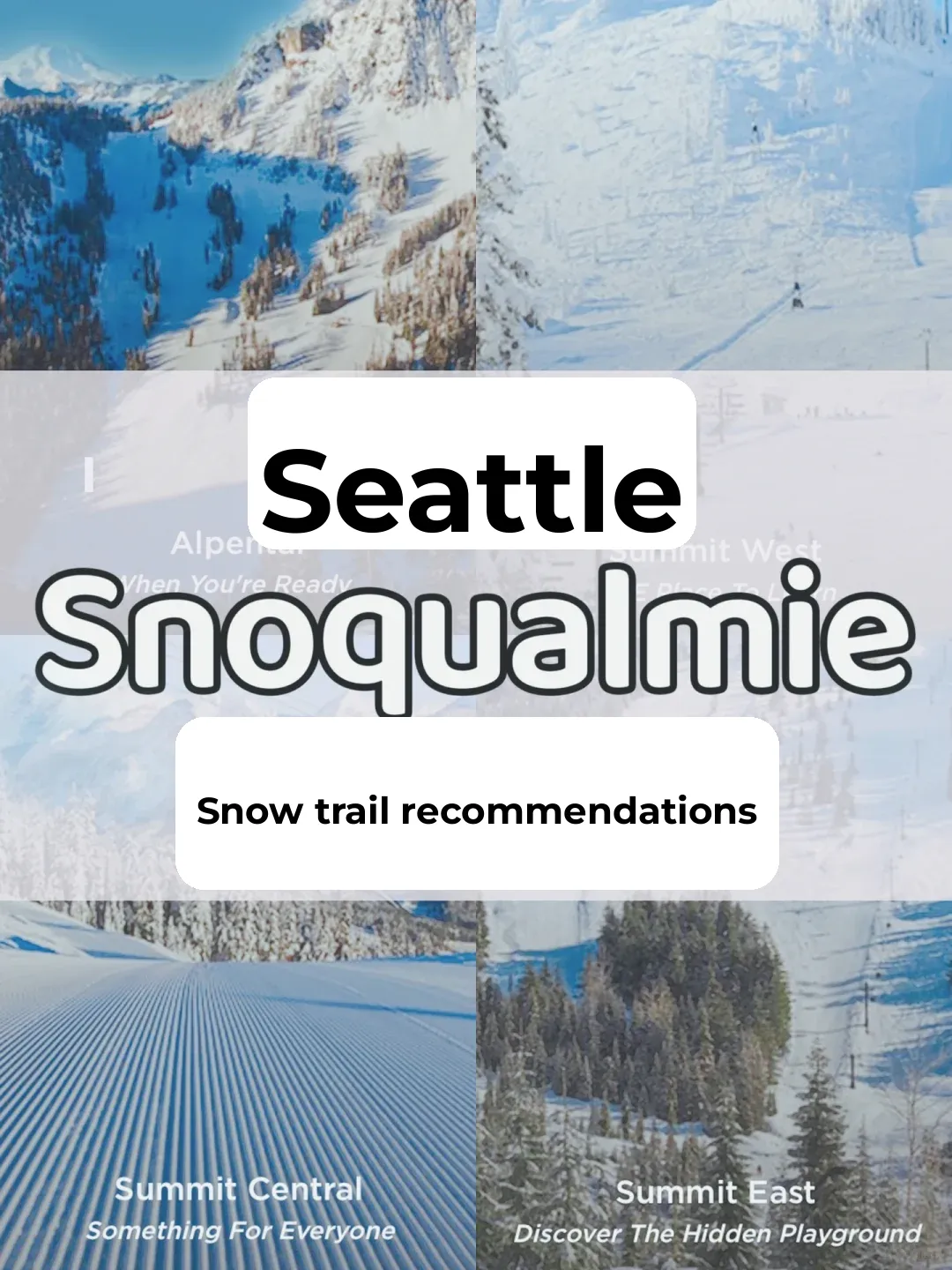 Top Picks: Snoqualmie's Must-Ski Slopes in Seattle 💯