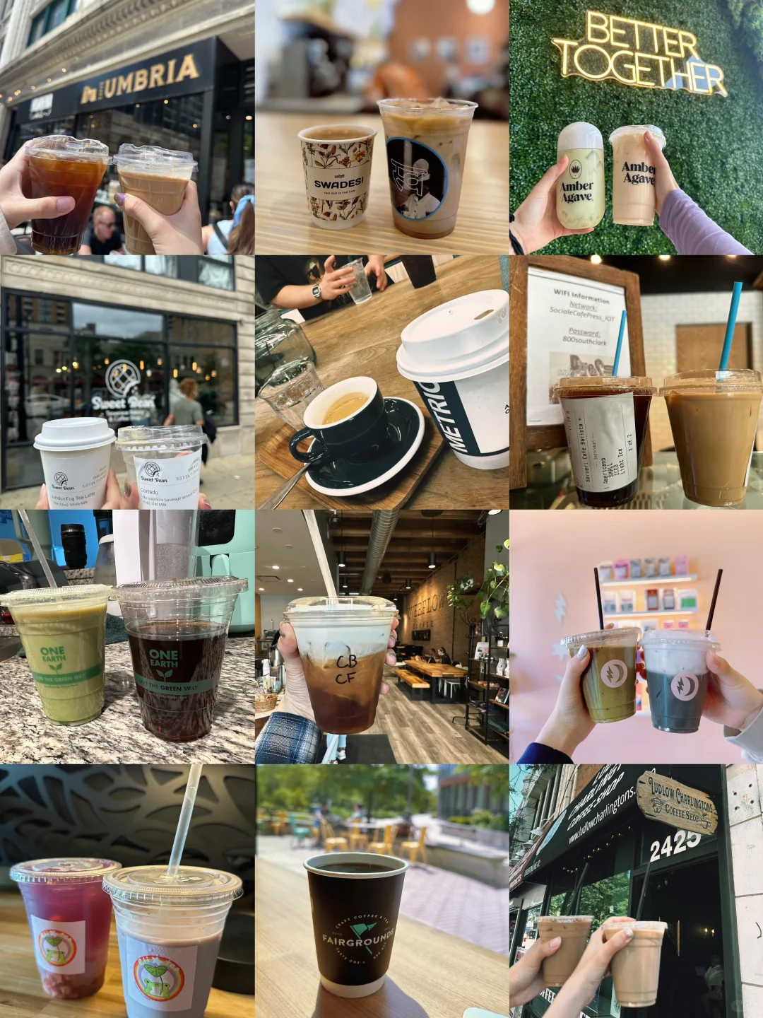 Swipe right to see my blood, sweat, and tears in reviewing 68 Chicago coffee shops ☕🩸