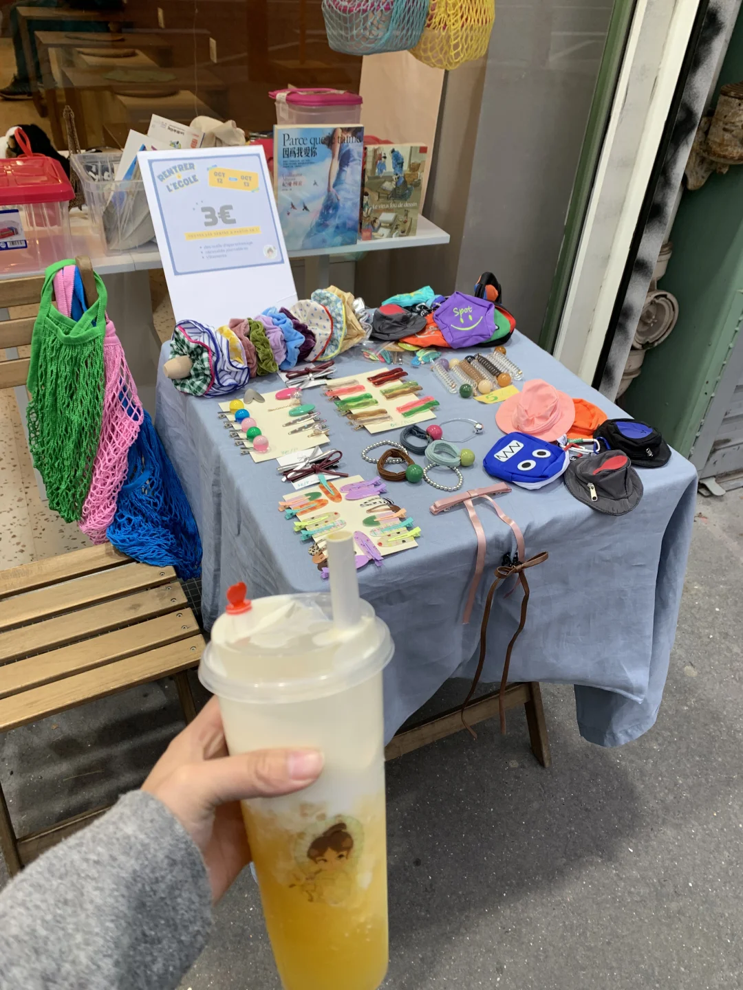 Luxembourg Gardens' Nearby Milk Tea