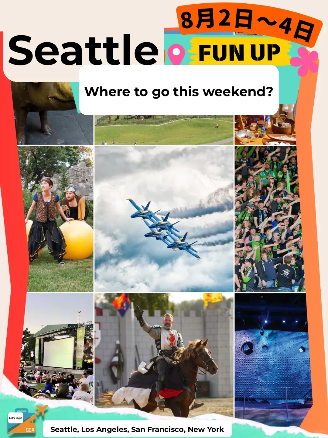 📚 August 2nd - August 4th 🎉 Seattle Weekend Event Guide