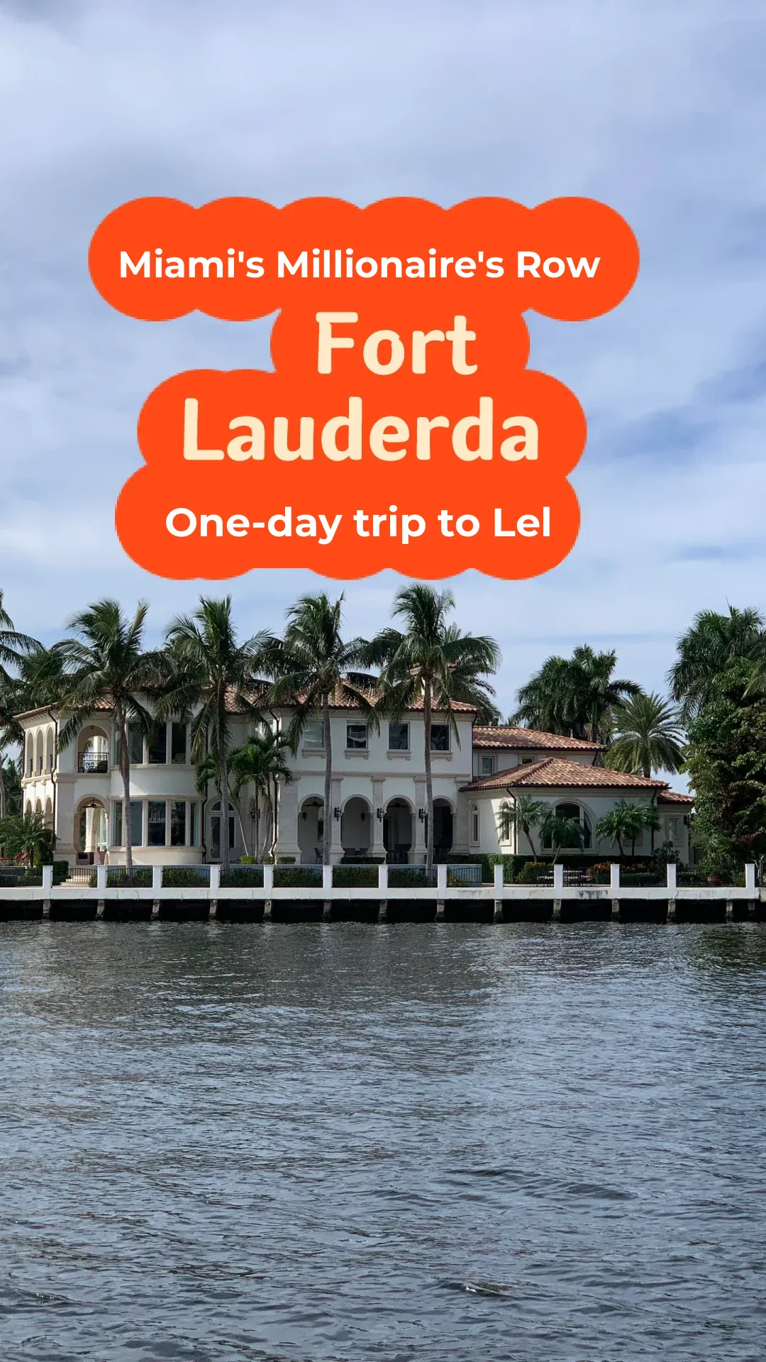 A Car-Free Chill Day in Miami's Richie Hood, Fort Lauderdale