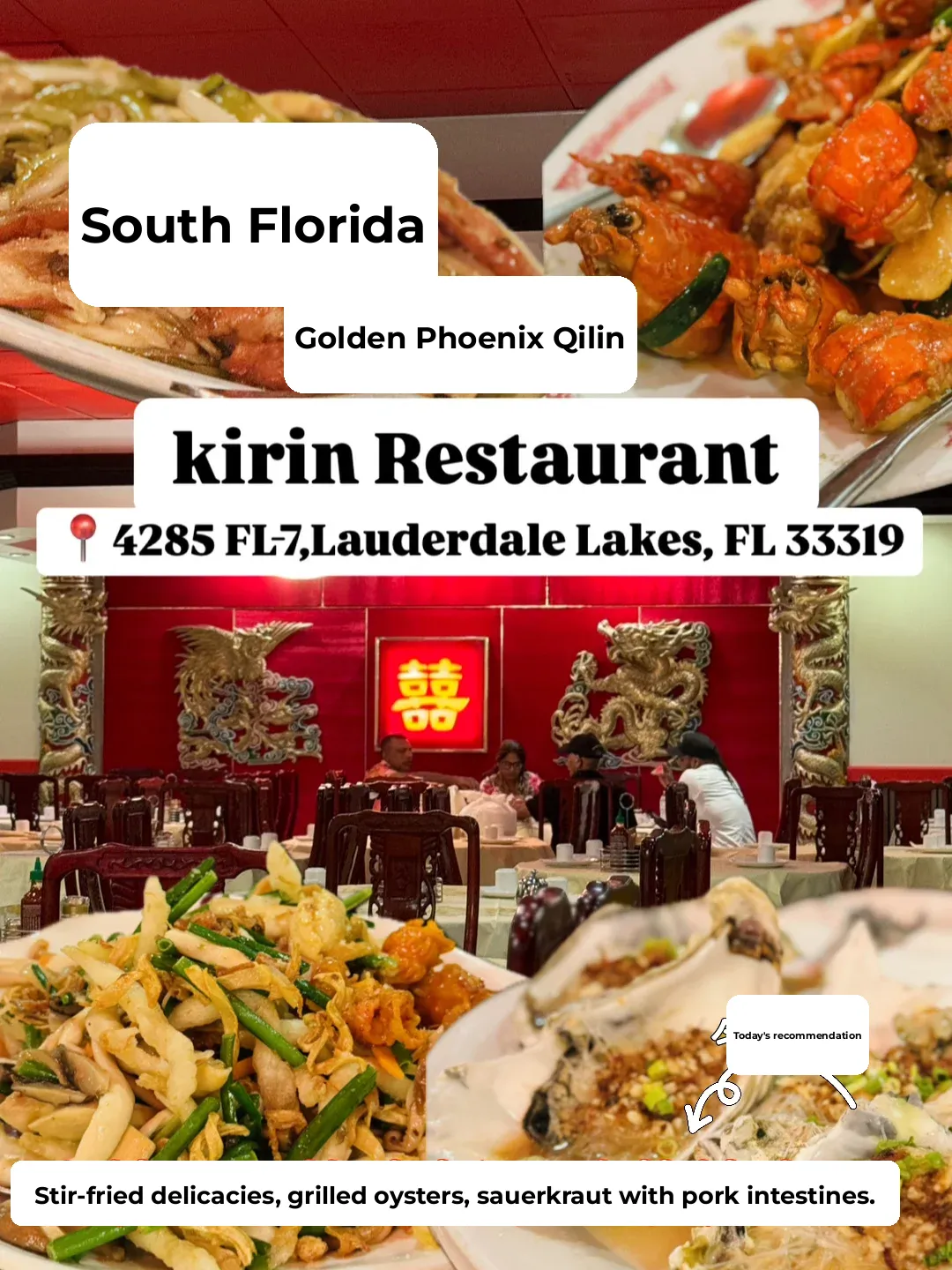 🇺🇸 South Florida - Kirin Cantonese Cuisine: A Must-Try Spot for Delicious Food! 🥢🍴