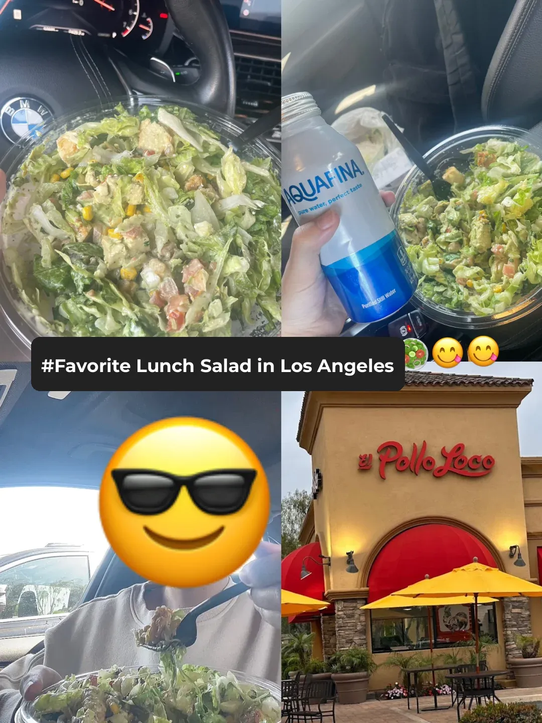 A Must-Try Lunch in Los Angeles: Grilled Chicken Avocado Salad ☺️😋