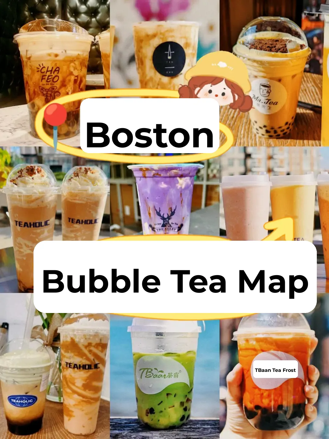 Quick Save 🐎 | Boston Bubble Tea Map 🗺️