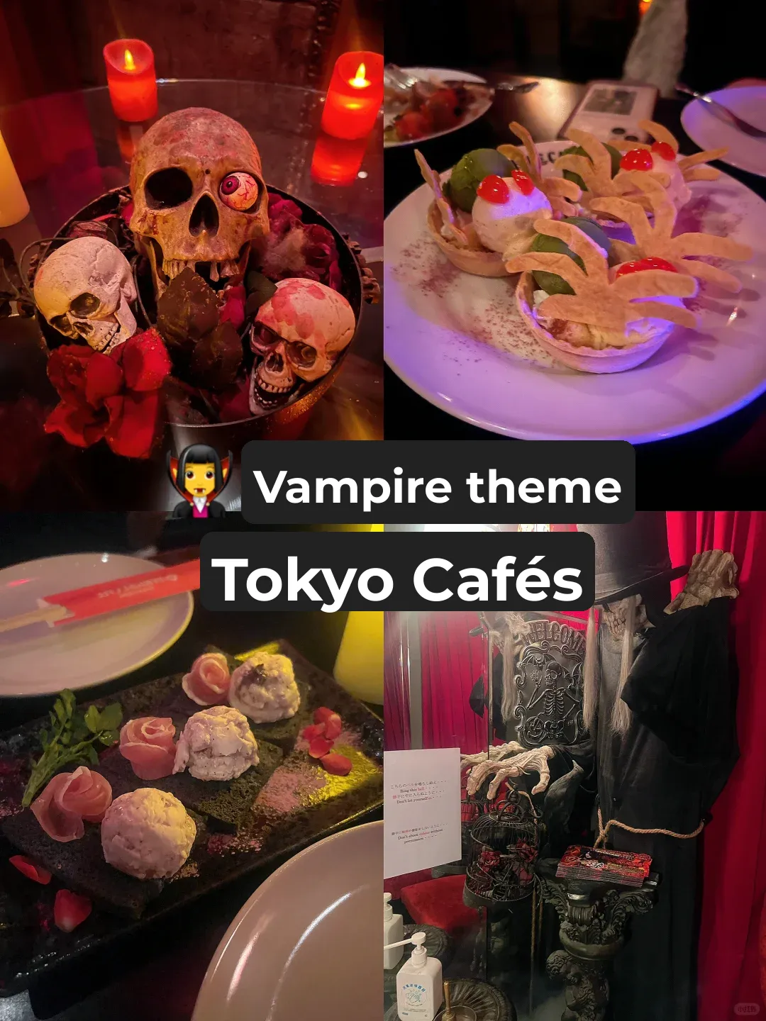 🇯🇵 Who hasn’t been to the edgy vampire café in Ginza yet?