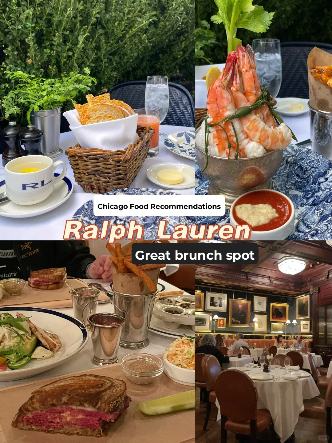 Chicago Food Guide | Must-Visit Restaurant at Ralph Lauren Flagship Store 🍴
