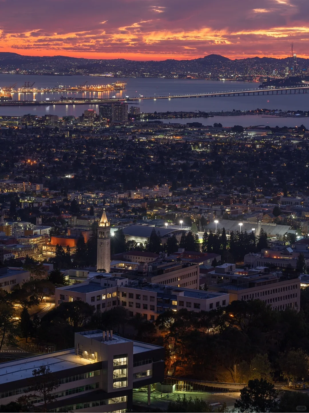 A Nightscape Photo Featured on Berkeley's Official Account
