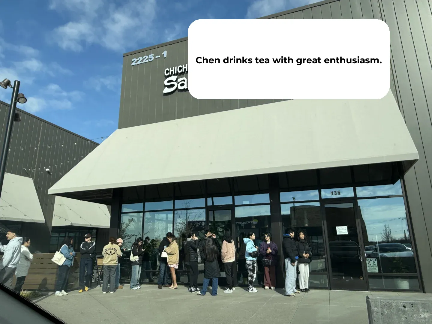Dallas Chi Cha San Chen Soft Opening