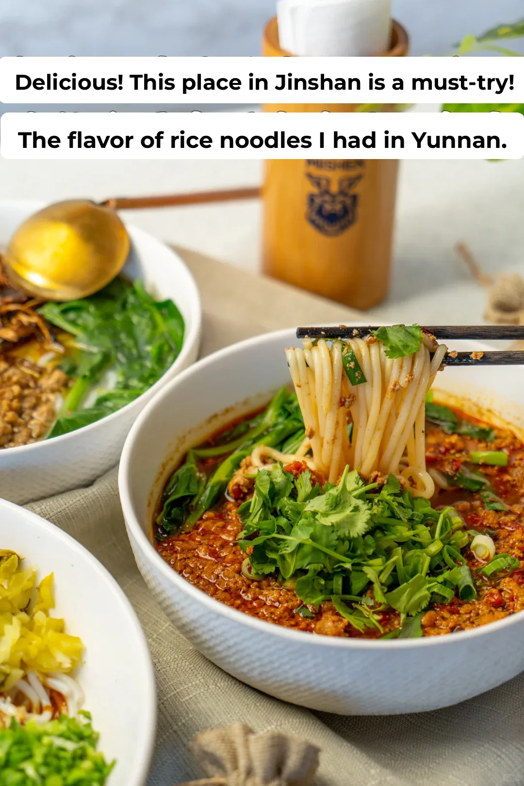 The Most Authentic Yunnan Rice Noodles in San Francisco! Chili Oil and Pickled Vegetables Are a Perfect Match