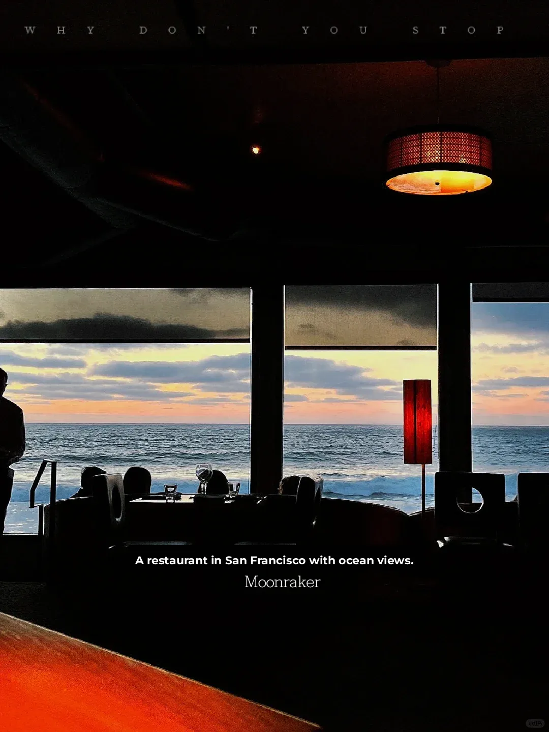 San Francisco | A Hidden Gem of a Romantic Seafood Restaurant with Ocean Views