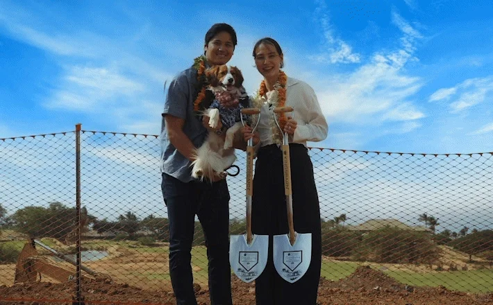 January in Hawaii: Attending a Groundbreaking Ceremony with Pangpang and the Beautiful Bullet Forehead