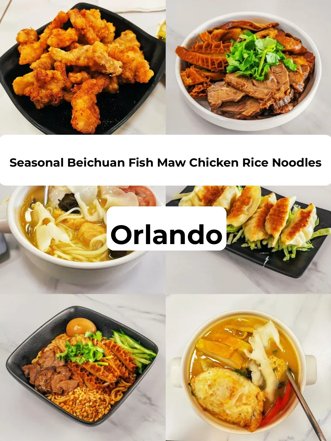 Orlando | The Nationwide Sensation Ji Beichuan Fish Maw Rice Noodles Has Arrived! 💥