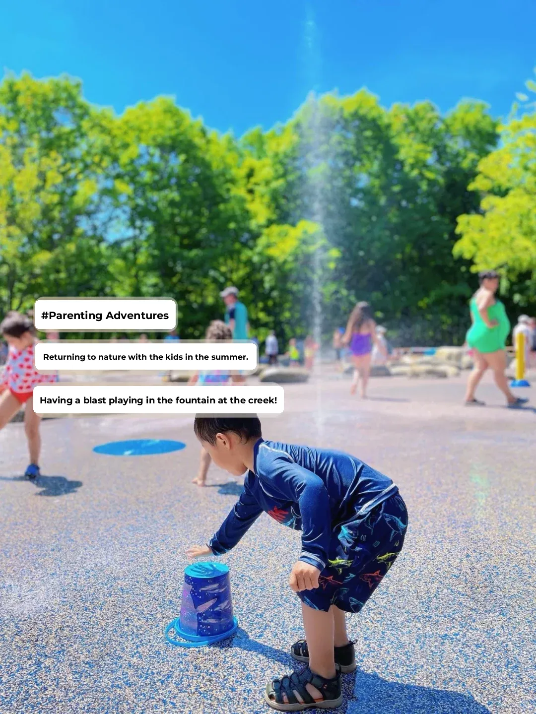 🔅Boston with Kids | Back to Nature: Splashing in Streams & Fountain Fun