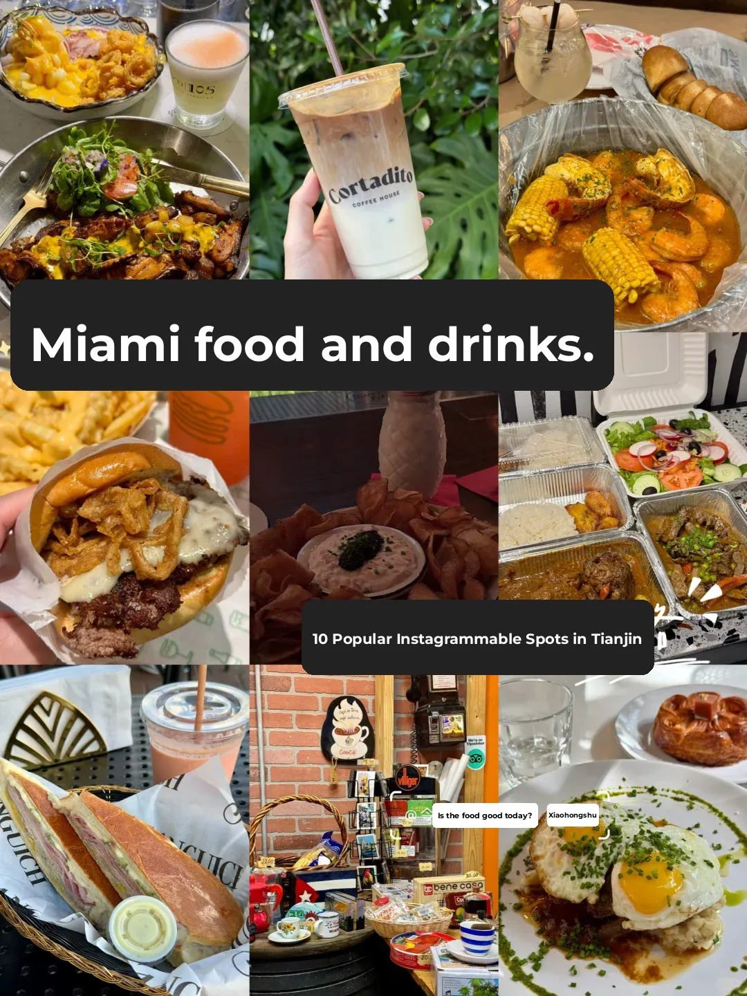 Escape the Winter Chill 🌴 Explore Miami's Trendiest Eateries with Xiaohongshu 🥰