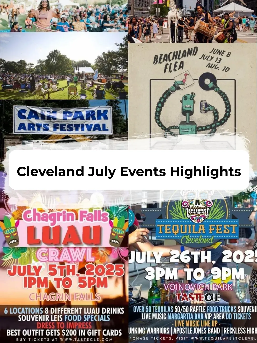 Here it is! The Ultimate Guide to Cleveland's July-Only Events‼