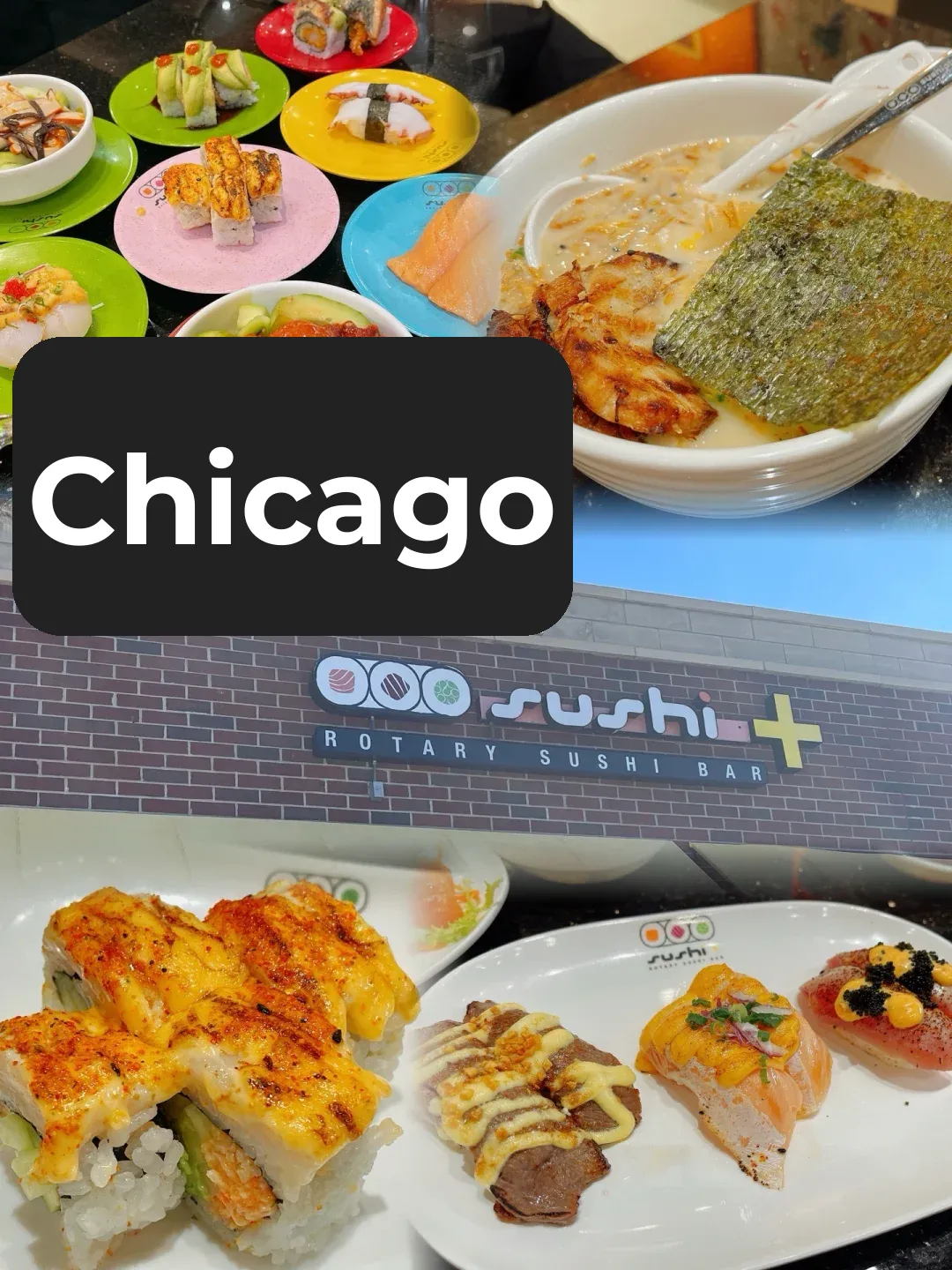 "West Suburbs of Chicago | Surprisingly Delicious Conveyor Belt Sushi 🥳"
