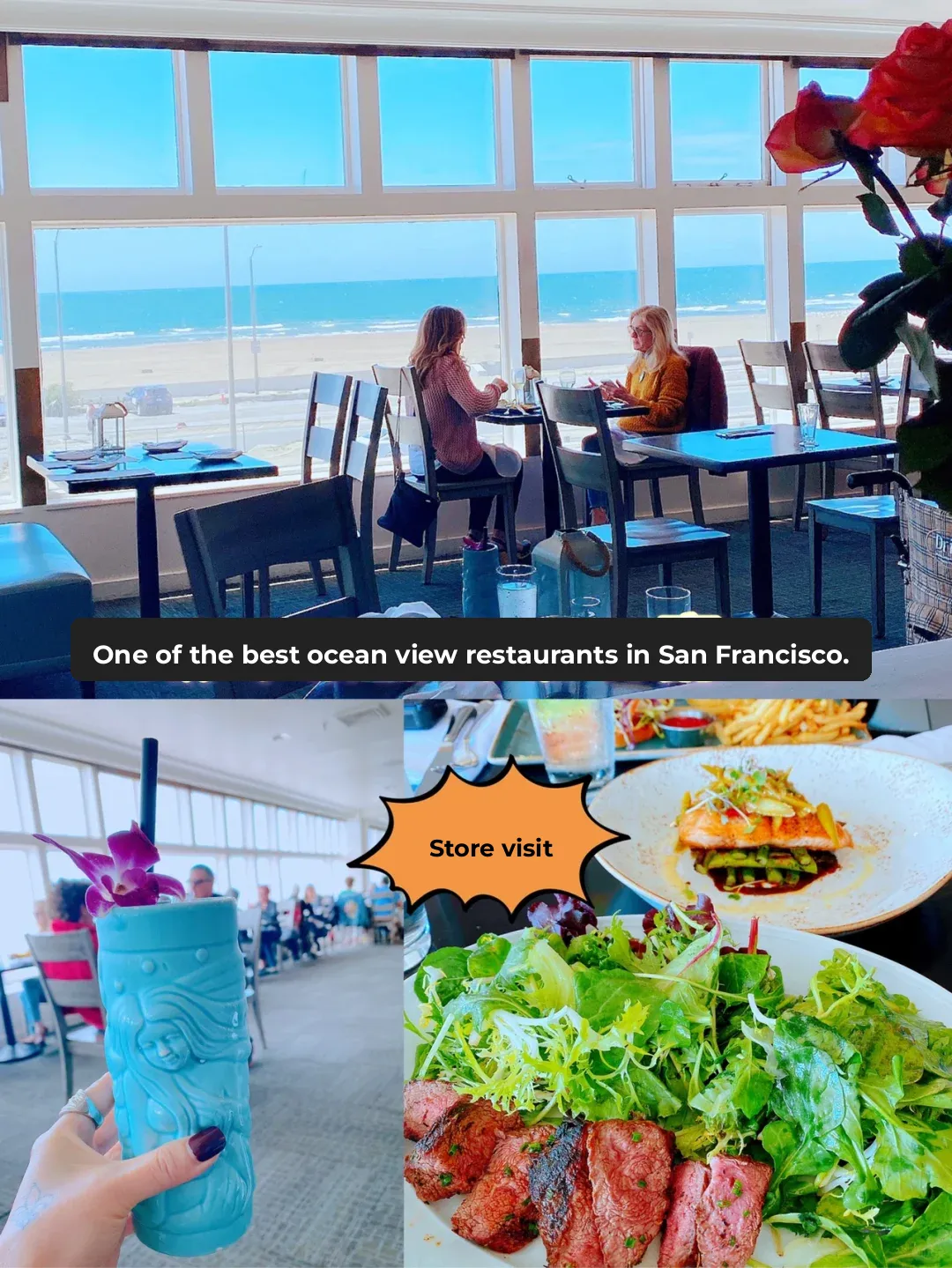 🔆Exploring SF: One of the Most Stunning Ocean View Restaurants🔆