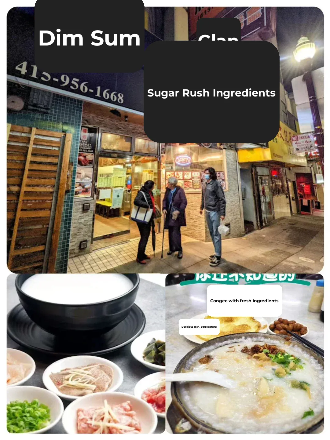 San Francisco Late-Night Congee