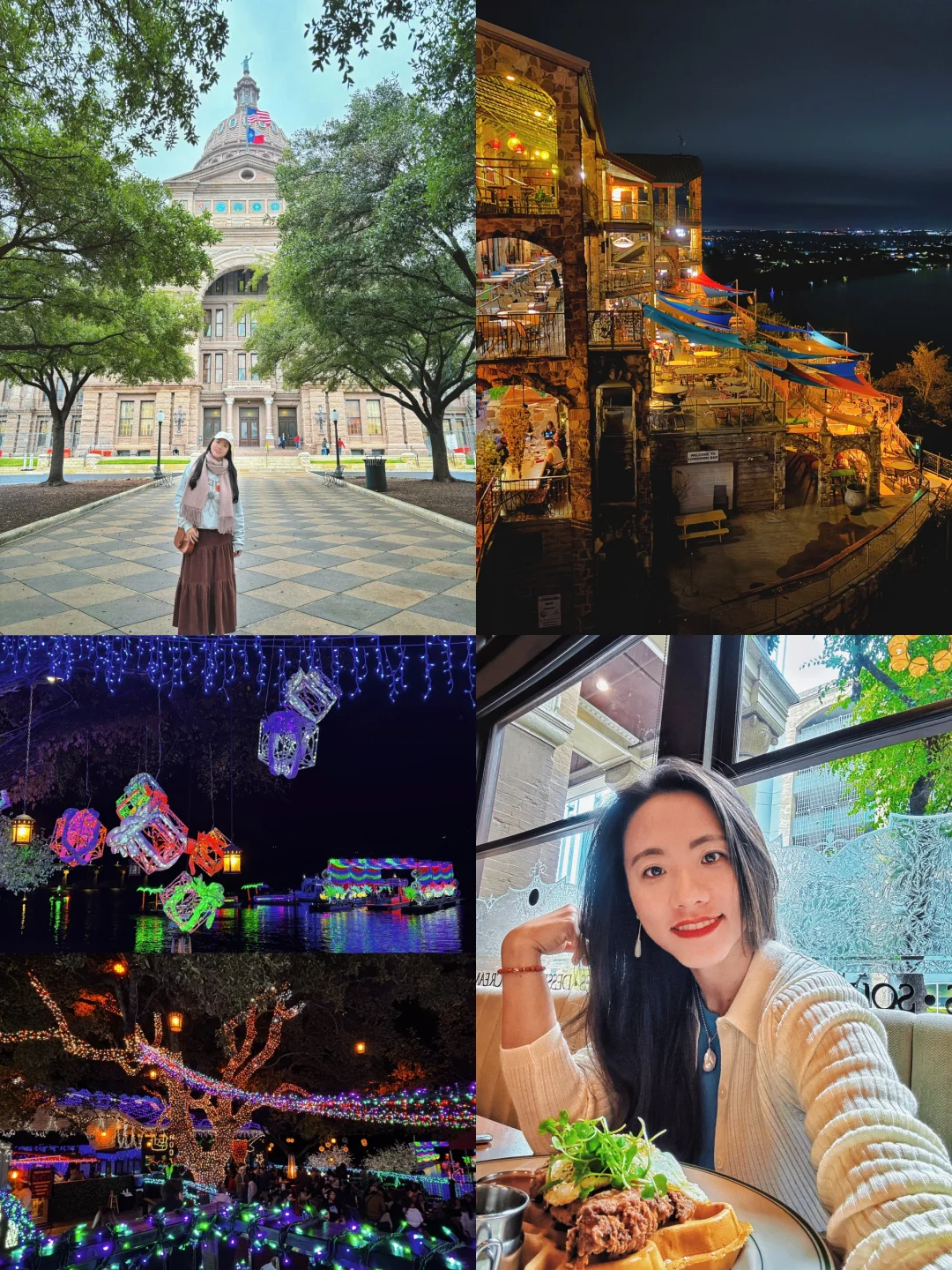 "One-Day Winter Christmas Vibe Trip in Austin, Texas 🎄"