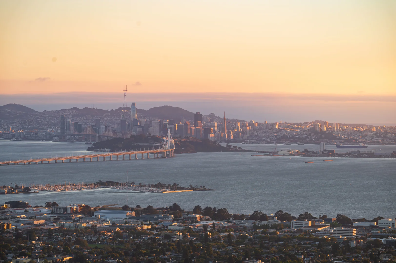 Soaring Over the Bay Area from Grizzly Peak