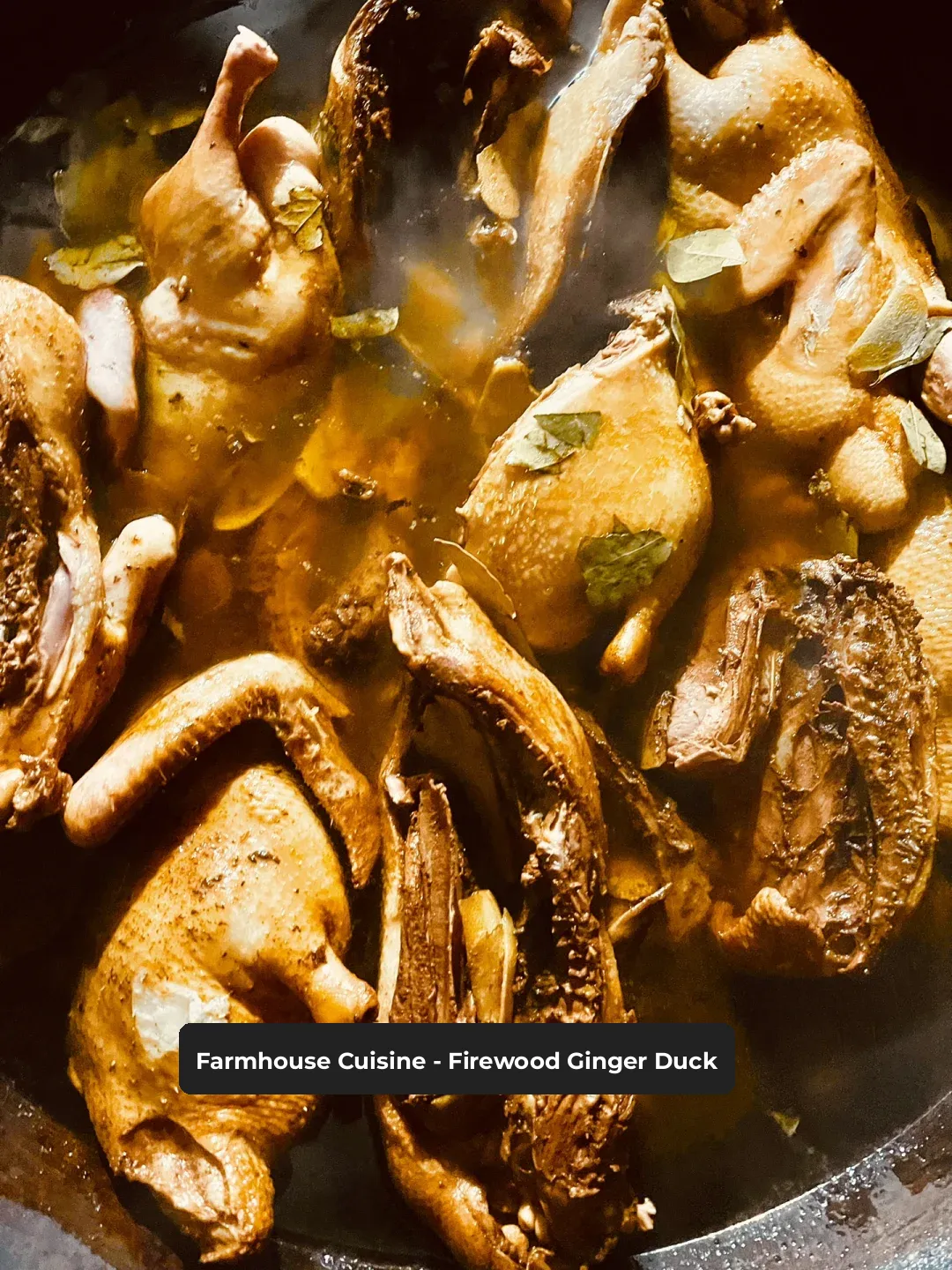 Firewood🔥Ginger Braised Duck