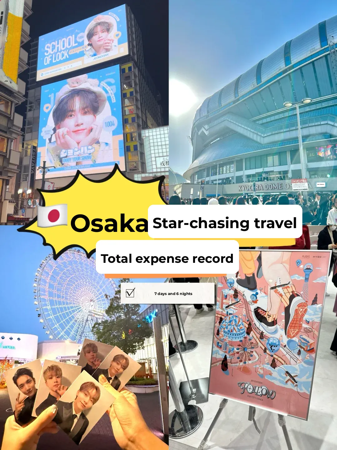 7-Day Osaka "Stalker-Style" Travel Budget Breakdown