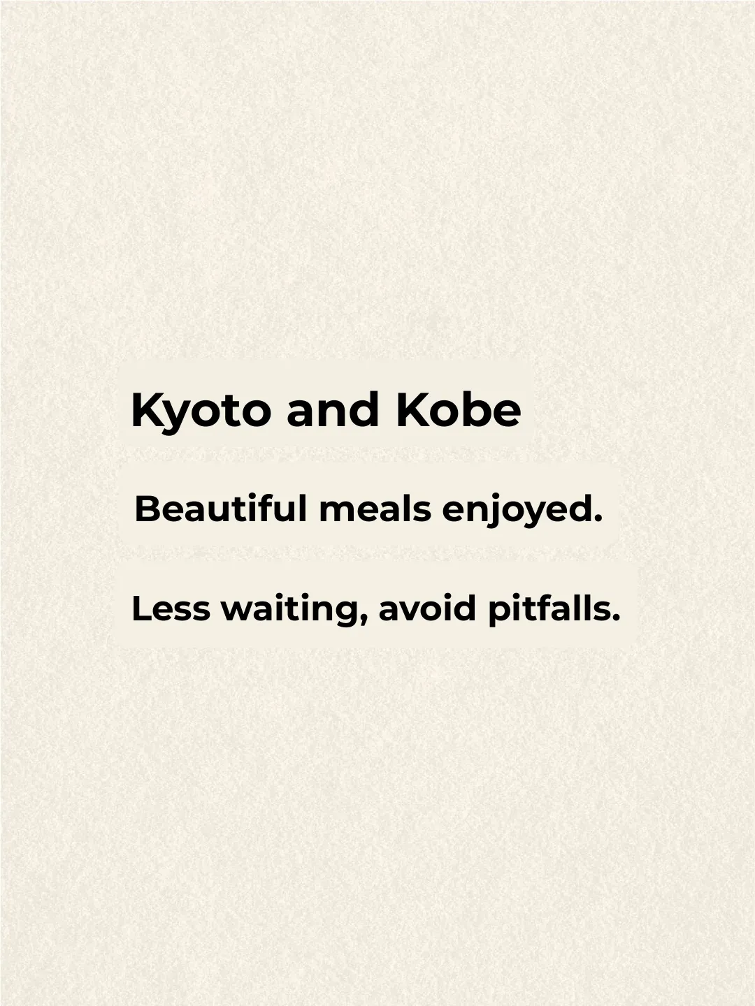 6-Day Kyoto & Kobe Food Guide: Tried and True, No Disappointments