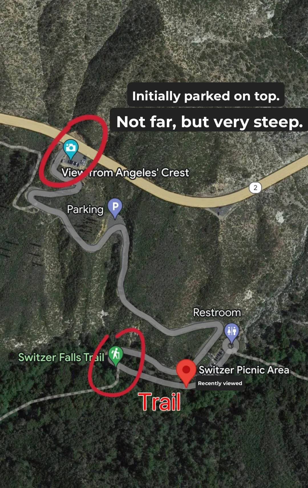 Switzer Picnic Area by the Stream in LA