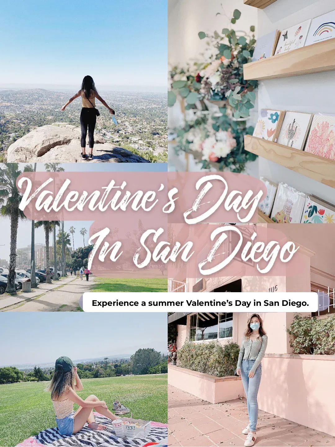 🤍 Valentine's Day Special | How to Spend a Romantic Day in San Diego 🎀