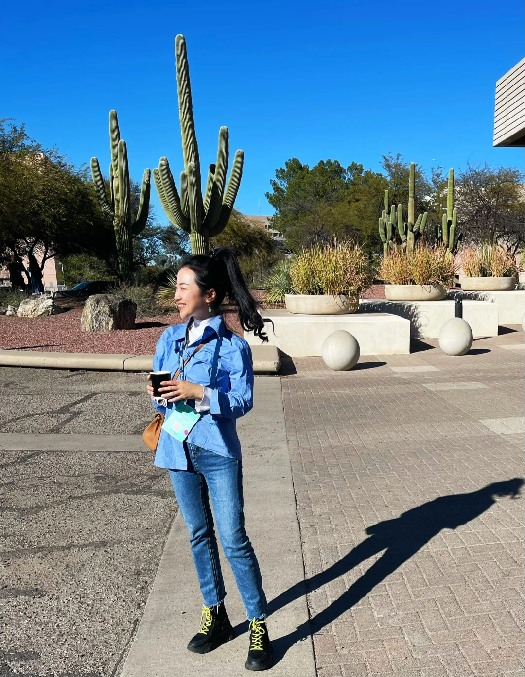 "Enjoying Nature~🏜️ The Most Stunning Golden Mountain Sunset in the U.S."