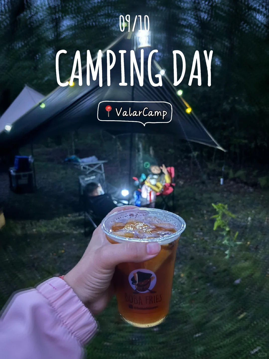 I'm absolutely loving the camping vibes! 🏕️