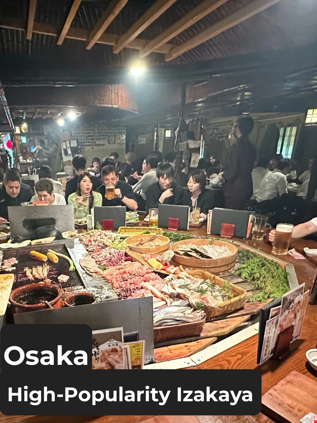 First-Time Experience at Osaka's Highly Popular Izakaya!