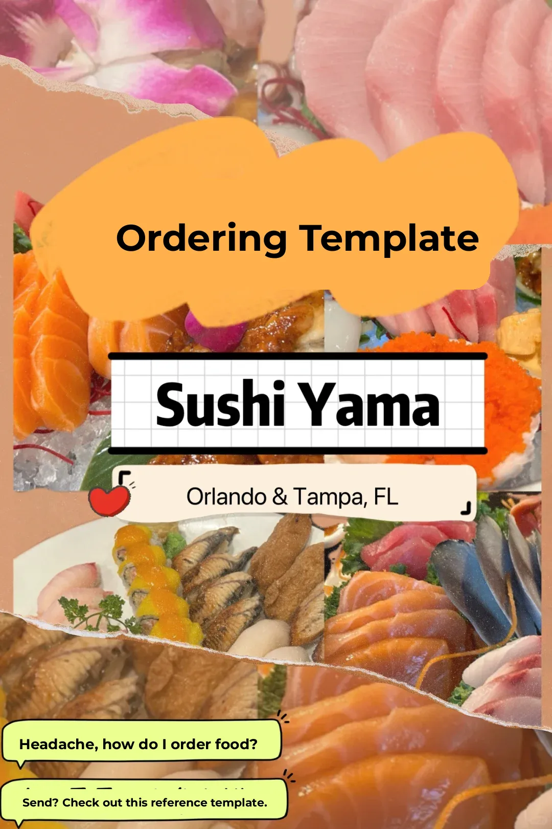 Orlando & Tampa Food Guide: The Ultimate Sushi Yama Ordering Template is Here!