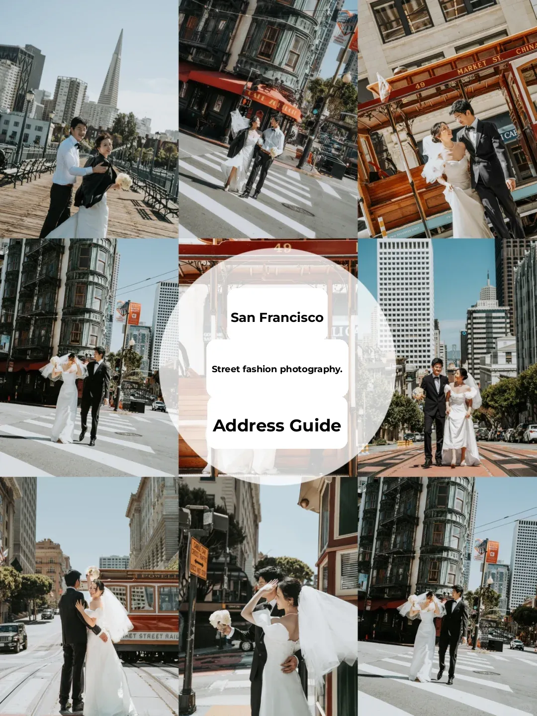 San Francisco | Street Wedding Shoot Locations Revealed